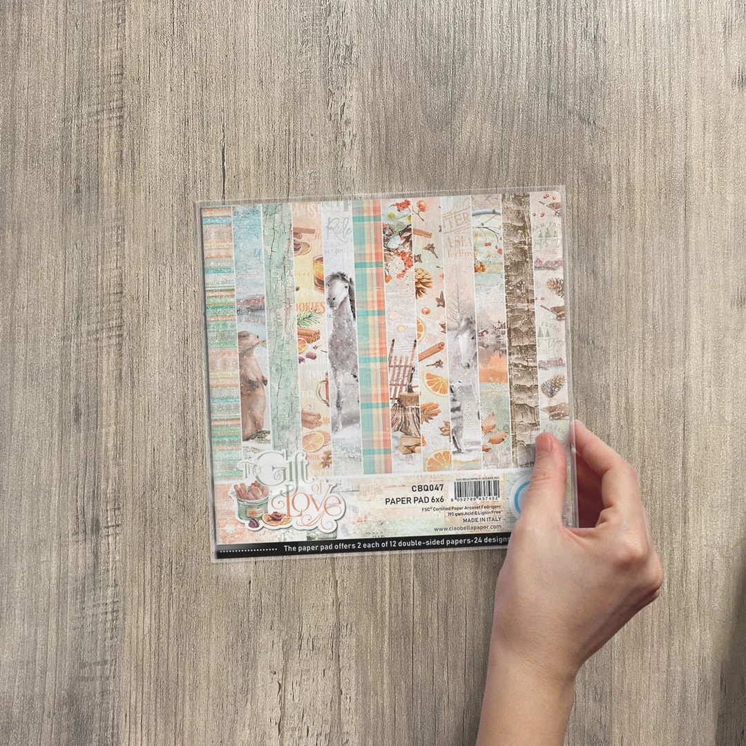 The Gift Of Love Fussy Cut Pad 6x6 24/Pkg By Ciao Bella Fall / Halloween 6 The Gift Of Love Fussy Cut Pad 6x6 24/Pkg By Ciao Bella Fall / Halloween