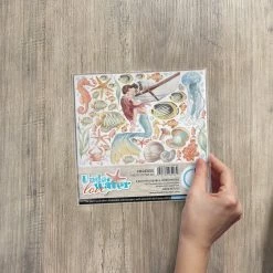 Papercraft & Scrapbooking Under Water Love Fussy Cut Pad 6x6 24/Pkg By Ciao Bella