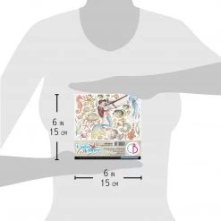 Papercraft & Scrapbooking Under Water Love Fussy Cut Pad 6x6 24/Pkg By Ciao Bella