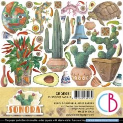 Papercraft & Scrapbooking Sonora Fussy Cut Pad 6x6 24/Pkg By Ciao Bella