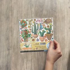 Papercraft & Scrapbooking Sonora Fussy Cut Pad 6x6 24/Pkg By Ciao Bella