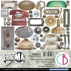 Papercraft & Scrapbooking Enigma Fussy Cut Pad 6x6 24/Pkg By Ciao Bella