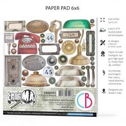 Papercraft & Scrapbooking Enigma Fussy Cut Pad 6x6 24/Pkg By Ciao Bella 18 Papercraft & Scrapbooking Enigma Fussy Cut Pad 6x6 24/Pkg By Ciao Bella
