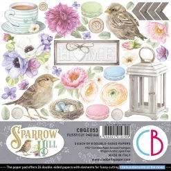 Sparrow Hill Fussy Cut Pad 6x6 24/Pkg By Ciao Bella Papercraft & Scrapbooking