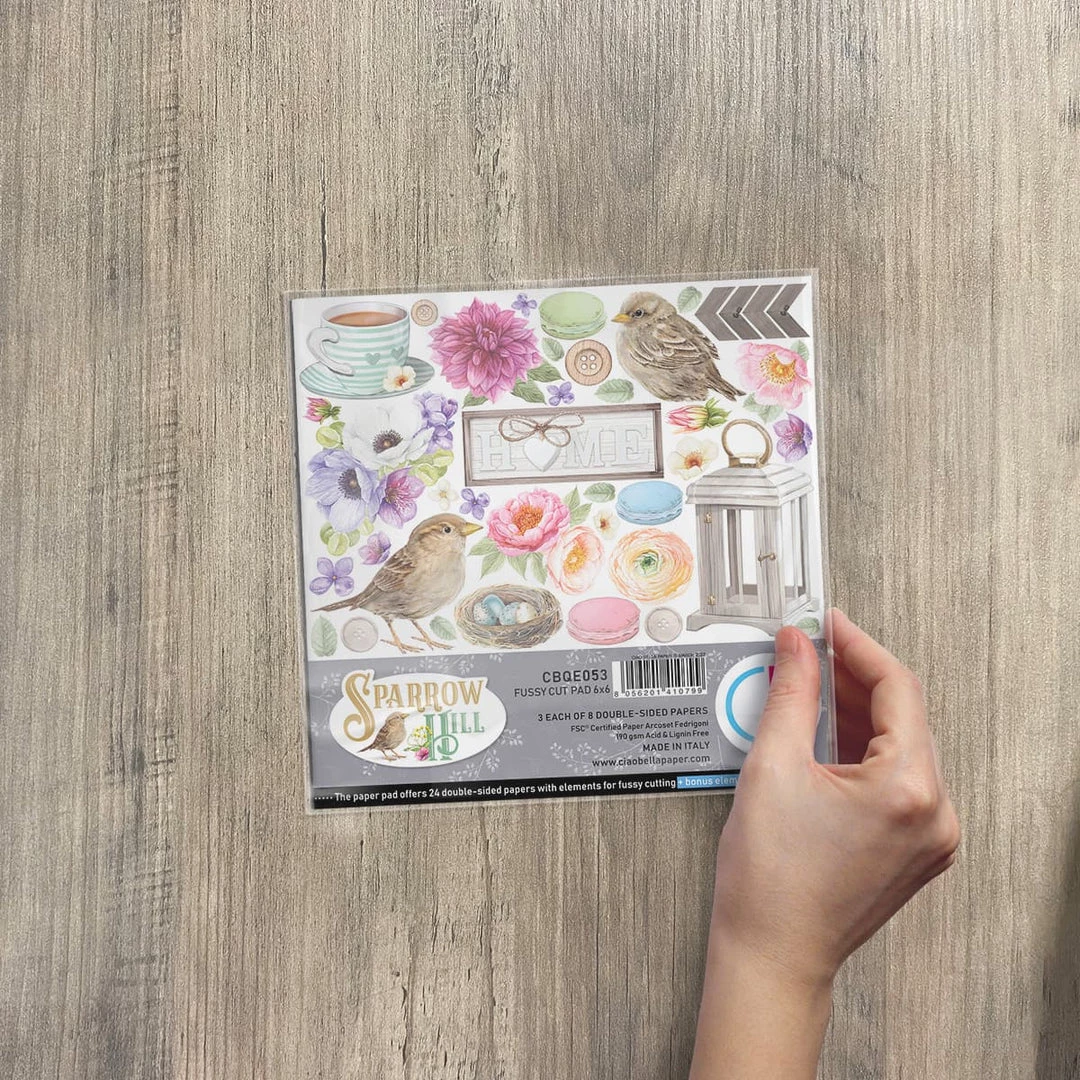 Sparrow Hill Fussy Cut Pad 6x6 24/Pkg By Ciao Bella Papercraft & Scrapbooking 5 Sparrow Hill Fussy Cut Pad 6x6 24/Pkg By Ciao Bella Papercraft & Scrapbooking