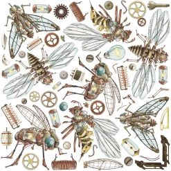 Engine Of The Future Fussy Cut Pad 6x6 24/Pkg By Ciao Bella