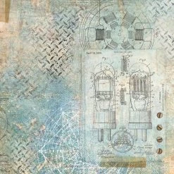 Engine Of The Future Fussy Cut Pad 6x6 24/Pkg By Ciao Bella