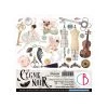 Papercraft & Scrapbooking Le Cygne Noir Fussy Cut Pad 6x6 24/Pkg By Ciao Bella