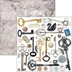 Papercraft & Scrapbooking Le Cygne Noir Fussy Cut Pad 6x6 24/Pkg By Ciao Bella