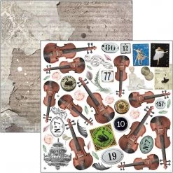 Papercraft & Scrapbooking Le Cygne Noir Fussy Cut Pad 6x6 24/Pkg By Ciao Bella