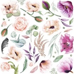 Papercraft & Scrapbooking Le Cygne Noir Fussy Cut Pad 6x6 24/Pkg By Ciao Bella