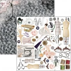 Papercraft & Scrapbooking Le Cygne Noir Fussy Cut Pad 6x6 24/Pkg By Ciao Bella