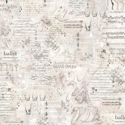 Papercraft & Scrapbooking Le Cygne Noir Fussy Cut Pad 6x6 24/Pkg By Ciao Bella