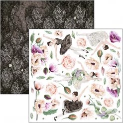 Papercraft & Scrapbooking Le Cygne Noir Fussy Cut Pad 6x6 24/Pkg By Ciao Bella