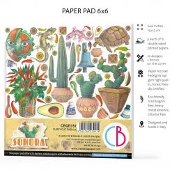 Papercraft & Scrapbooking Sonora Fussy Cut Pad 6x6 24/Pkg By Ciao Bella