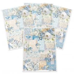 A3 Decoupage Rice Paper IL Giardino Di Lucrezia - A3 Rice Paper Broccato Estense Ciao Bella Collection