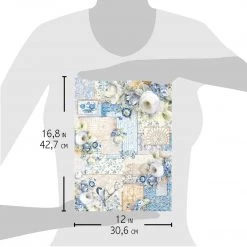 A3 Decoupage Rice Paper IL Giardino Di Lucrezia - A3 Rice Paper Broccato Estense Ciao Bella Collection