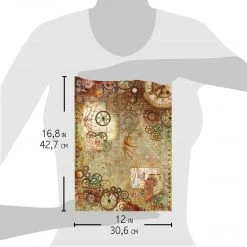 A3 Decoupage Rice Paper Le Macchine Volanti - A3 Rice Paper Le Macchine Volanti Ciao Bella Collection