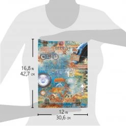 Lucky 13 - A3 Rice Paper Collateral Rust Ciao Bella Collection