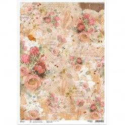 Protea - A3 Rice Paper The Muse Ciao Bella Collection A3 Decoupage Rice Paper