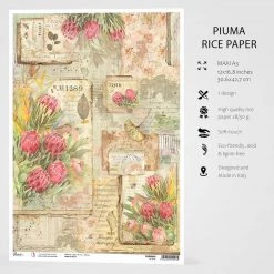 The Muse - A3 Rice Paper The Muse Ciao Bella Collection A3 Decoupage Rice Paper