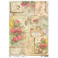 The Muse - A3 Rice Paper The Muse Ciao Bella Collection A3 Decoupage Rice Paper