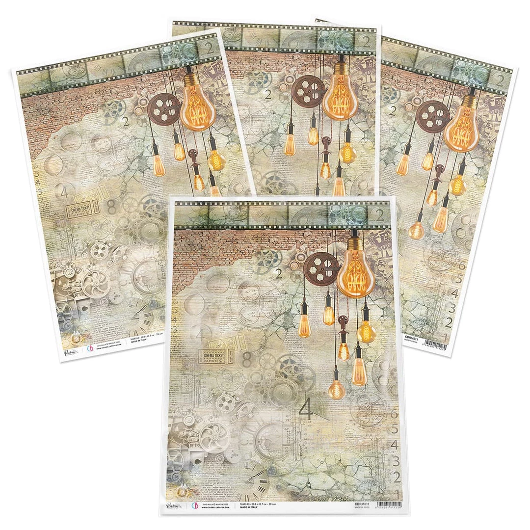 Modern Times - A3 Rice Paper Modern Times Ciao Bella Collection 5 Modern Times - A3 Rice Paper Modern Times Ciao Bella Collection