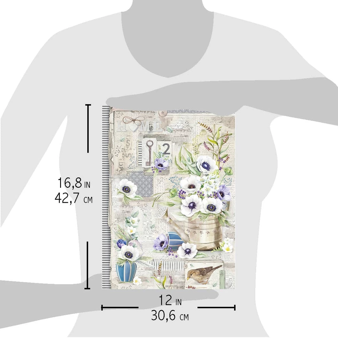 Anemones - A3 Rice Paper Ciao Bella Collection 6 Anemones - A3 Rice Paper Ciao Bella Collection