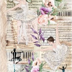 Newly Added Products! Harmony A3 Rice Paper Cygne Noir Collection By Ciao Bella