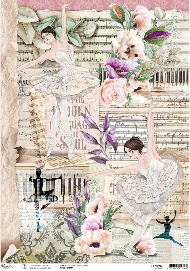 Newly Added Products! Harmony A3 Rice Paper Cygne Noir Collection By Ciao Bella 3 Newly Added Products! Harmony A3 Rice Paper Cygne Noir Collection By Ciao Bella