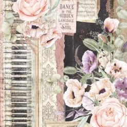 Dancing Soul A3 Rice Paper Cygne Noir Collection By Ciao Bella Newly Added Products!