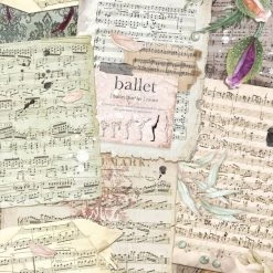 Ancient Musical Scores A3 Rice Paper Ciao Bella Collection