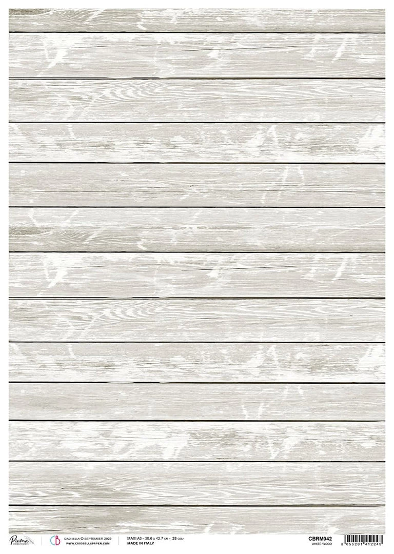 Wholesale PRE-ORDER White Wood A3 Ciao Bella Rice Paper Cozy Moments Collection By Ciao Bella 3 Wholesale PRE-ORDER White Wood A3 Ciao Bella Rice Paper Cozy Moments Collection By Ciao Bella