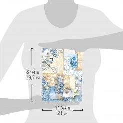 Ducato D'Este - A4 Rice Paper Broccato Estense Ciao Bella Collection