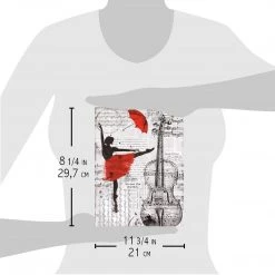 Listen The Rhythm - A4 Rice Paper Loving In The Rain Ciao Bella Collection