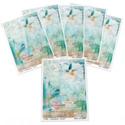 Falling In Love - A4 Rice Paper The Sound Of Spring Ciao Bella Collection