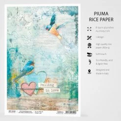 Falling In Love - A4 Rice Paper The Sound Of Spring Ciao Bella Collection
