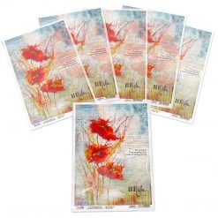 Poppies' Dance - A4 Rice Paper The Sound Of Spring Ciao Bella Collection