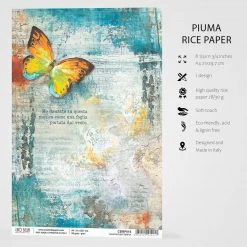 Dancing Butterfly - A4 Rice Paper The Sound Of Spring Ciao Bella Collection A4 Decoupage Rice Paper