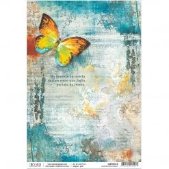 Dancing Butterfly - A4 Rice Paper The Sound Of Spring Ciao Bella Collection A4 Decoupage Rice Paper