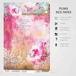 A4 Decoupage Rice Paper Spring Melodies - A4 Rice Paper The Sound Of Spring Ciao Bella Collection