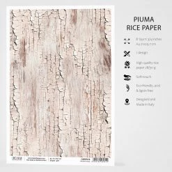 Dolomiti Wood - A4 Rice Paper Woodland Ciao Bella Collection A4 Decoupage Rice Paper