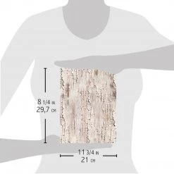 Dolomiti Wood - A4 Rice Paper Woodland Ciao Bella Collection A4 Decoupage Rice Paper