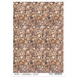 Tree Trunks - A4 Rice Paper Woodland Ciao Bella Collection