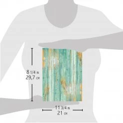 Green Driftwood - A4 Rice Paper Woodland Ciao Bella Collection A4 Decoupage Rice Paper