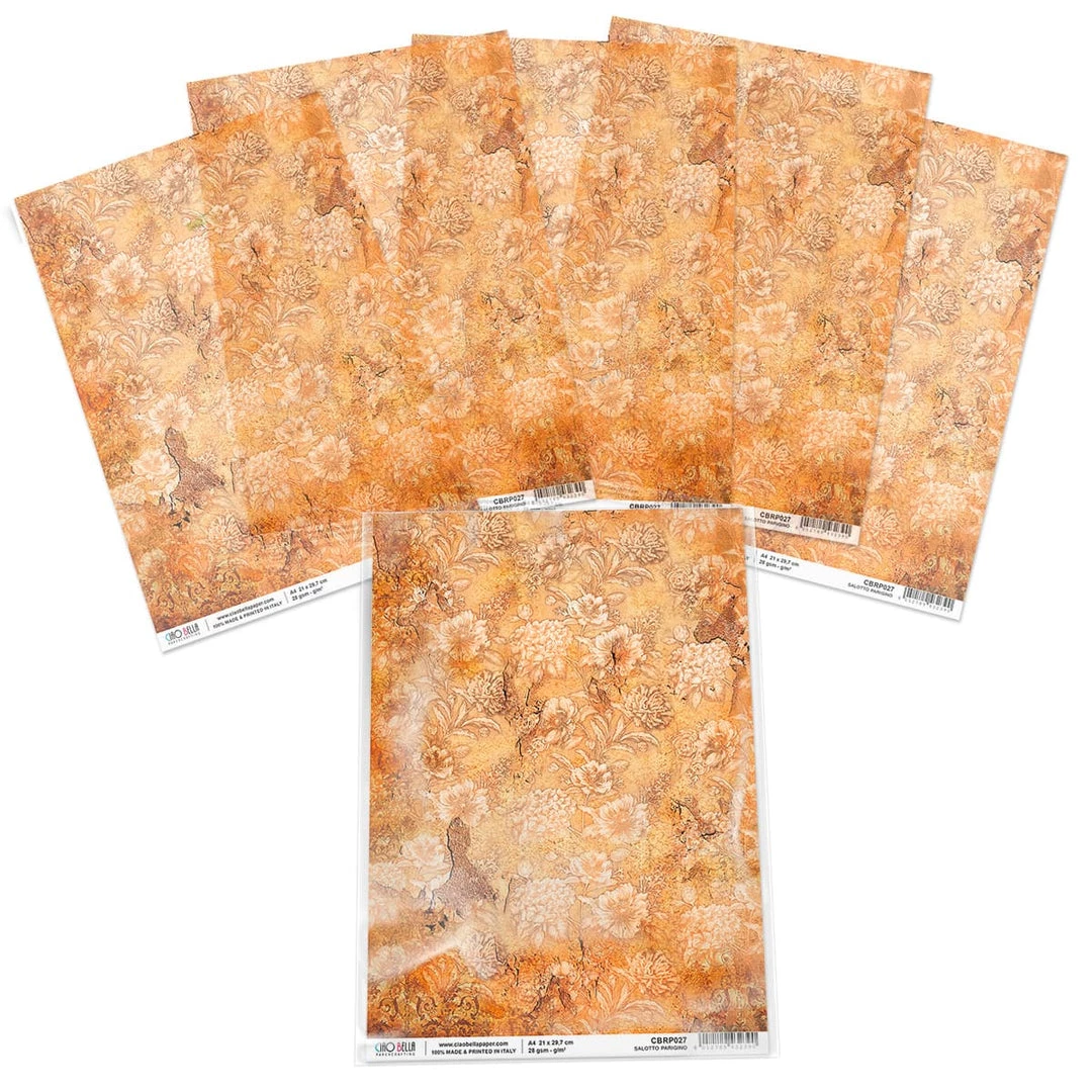 Salotto Parigino - A4 Rice Paper La Traviata Ciao Bella Collection 5 Salotto Parigino - A4 Rice Paper La Traviata Ciao Bella Collection