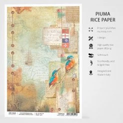 Diario Di Bordo - A4 Rice Paper Repubbliche Marinare Ciao Bella Collection