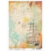 A4 Decoupage Rice Paper La Rotta Delle Stelle - A4 Rice Paper Repubbliche Marinare Ciao Bella Collection