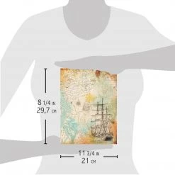 A4 Decoupage Rice Paper La Rotta Delle Stelle - A4 Rice Paper Repubbliche Marinare Ciao Bella Collection