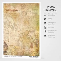 Nautilus - A4 Rice Paper Voyages Extraordinaires Ciao Bella Collection